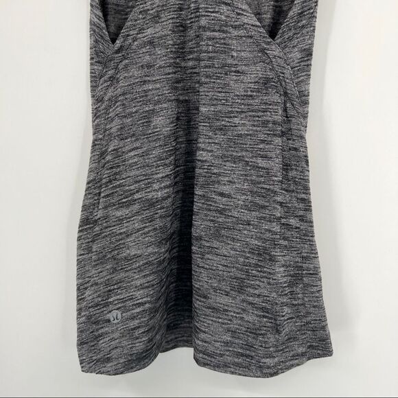 Lululemon &Go Endeavor Heathered Luon Open Back Twist Sleeveless Tank Top - Picture 8 of 13